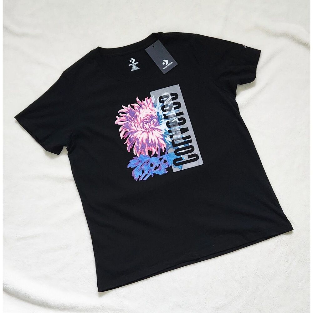 NWT Converse tropical logo t-shirt